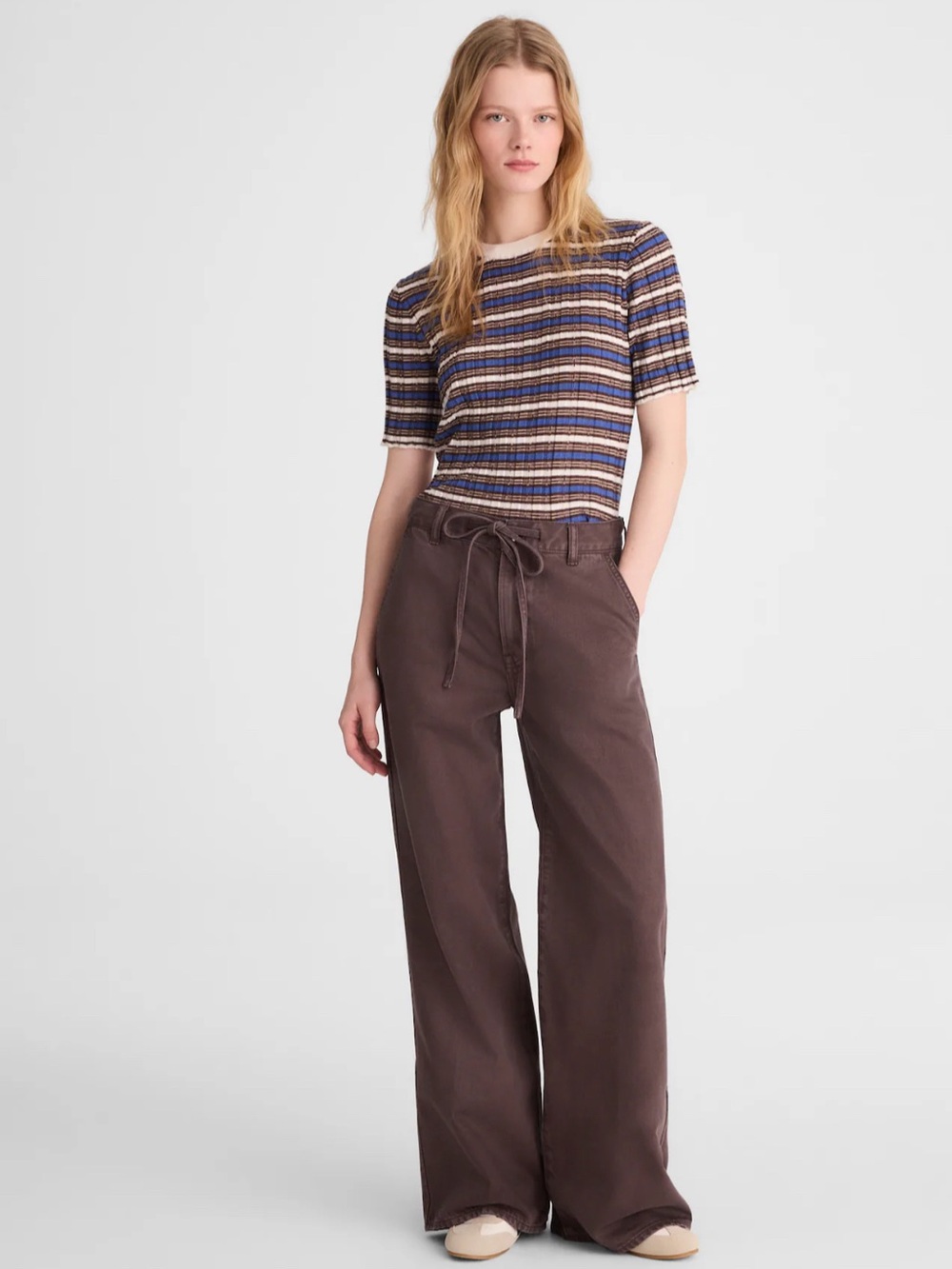 Madewell The Short Ultimate Wide-Leg Pant in Airy Denim Size 25 Short LIKE NEW